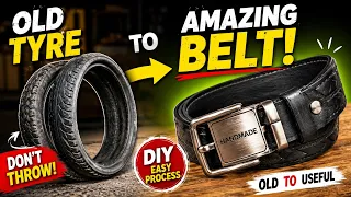 Purane Cycle Tyre Ko फेंकना मत! Maine Isse Belt Bana Diya 😱”