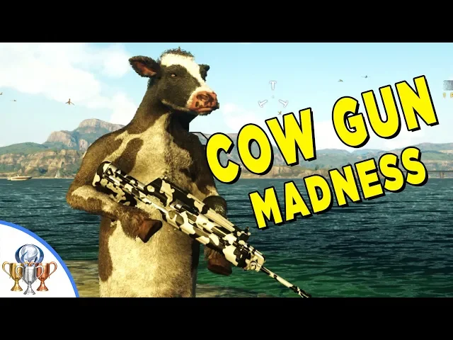 Just Cause 4 Cow Gun Easter Egg Location Cow-Moo-Flage (Udder Maddness) Turn Everyone into Cows