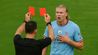 legendary red cards in football