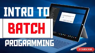 Lesson 1 Introduction to Batch Programming