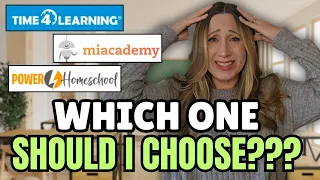 Miacademy VS Time4Learning VS Power Homeschool - Which is the BEST Online Homeschooling Program