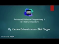 Advanced Software Programming II Final Project - Kamea Schwadron and Neil Tagger