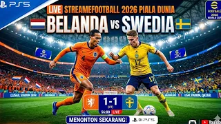 π΄ LIVE STREAM | Netherlands π³π± vs Sweden πΈπͺ | FIFA World Cup 2026 | eFootball 2026 PS5