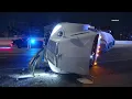 Semi Truck Involved in Multi-Vehicle Traffic Collision Overturns on I-17 in Phoenix