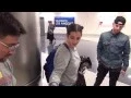 Alanna Masterson greets fans but shows she does not follow her own show The Walking Dead at LAX Airp