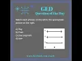GED QOD Intro to Geometry Vocab