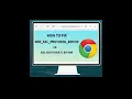 Fix ERR - SSL