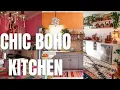Chic Boho Kitchen Ideas Colorful Bohemian Kitchen Decoration