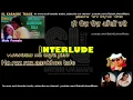 Roz roz aankhon tale | clean karaoke with scrolling lyrics