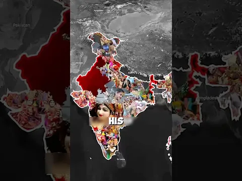 The Amazing Ways India Celebrates Krishna’s Birthday!🦚#krishna#radha #bajan#shorts#janmashtami