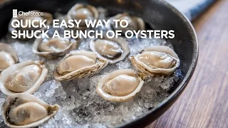 ChefSteps Tips Tricks Quick Easy Way to Shuck A Bunch of Oysters