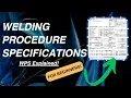 How to read a Welding Procedure Specifications WPS for beginners