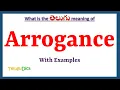 Arrogance Meaning in Telugu Arrogance in Telugu Arrogance in Telugu Dictionary