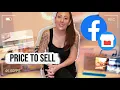 How To Price Items On Facebook Marketplace To Sell FAST