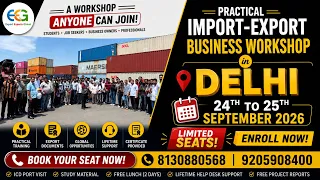 Import Export Training in Delhi | Import Export Course in Delhi | Harsh Dhawan