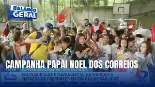 Crianças de SC recebem presentes na campanha Papai Noel dos Correios