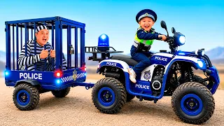 Blue Tractor Police Catches the Thief! 🚓 1.5 Hour Compilation for Kids