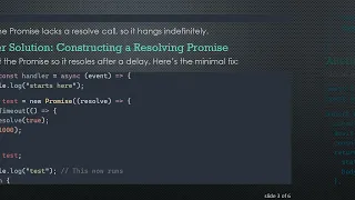 Fixing await Timeout Issues in AWS Lambda with Proper Promise Handling