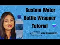 DIY Water Bottle Labels in Canva FREE Measurements Template