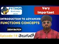 Python BootCamp in Telugu Day14 Functions in Telugu
