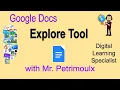 Google Docs Explore Tool