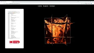 3D Rotating Cube Rubik using HTML CSS and JavaScript Tutorial