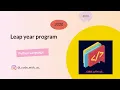 Python program to check input year is leap year or not codewithus