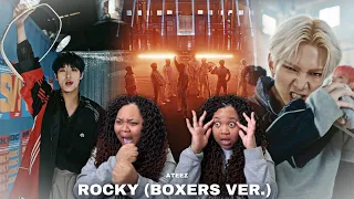 LEFT HOOK RIGHT HOOK!! | ATEEZ - ROCKY (Boxers Ver.) Official Music Video | Reaction