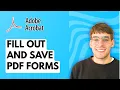 How to Fill Out and Save PDF Forms in Adobe Acrobat Reader 2026 Full Guide