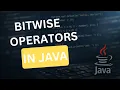 Bitwise Operators in Java Java Tutorial