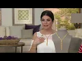 Italian Gold Twisted Lariat Necklace 14K Gold on QVC