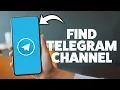 How To Find A Channel On Telegram 2026 iPhone Android