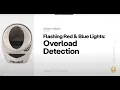 Troubleshooting the Flashing Red Blue Lights Overload Protection Litter-Robot 3