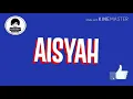 Download Lagu ECKO SHOW Ft VITA ALVIA - AISYAH CINTA JAMILAH (OFFICIAL LYRIC VIDEO)