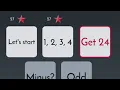 How to solve Hard Math game Get 24 Level 1 2 3 4 5 6 7 8 9 and bonus