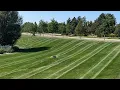 Mowing with John Deere 1575 TerrainCut