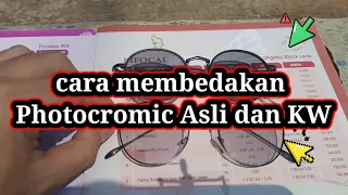 kacamata photocromic asli buatan optik vs kw bawaan pabrik kacamataphotocromic