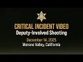 Critical Incident 12-14-2025