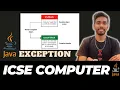 try catch block in java Computer Class 10 ICSE Crash course java 10