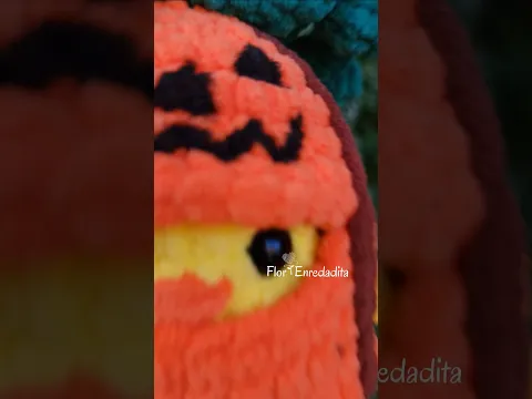 Tejiendo un disfraz de 🎃 #calabaza #halloween #amigurumi