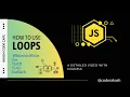 Mastering LOOPS in JavaScript A Comprehensive Guide Hindi JavaScript