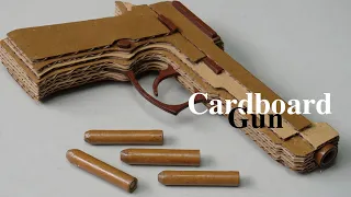 How I Made a Cardboard Gun That Shoots | Mohit Mahura | DIY Cardboard Craft