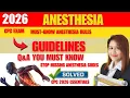 Anesthesia Coding Guidelines Top Exam Style Questions You MUST Know