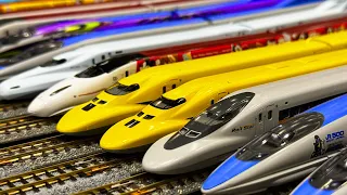 Japan s Biggest Model Train Event JAM 2026 GIANT Shinkansen Layouts Crazy Sushi Train Race