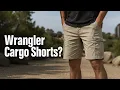 Wrangler Authentics Premium Relaxed Fit Twill Cargo Shorts Review