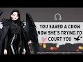 You Saved A Crow And She Comes Back Loyal F4M Voice acting Roleplay