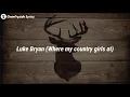 Trace Adkins - Where The Country Girls At (Lyrics) ft. Pitbull, Luke Bryan