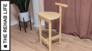 The Scandinavian Bar Stool counter-height - Easy DIY Project