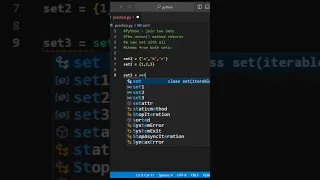 Python - Join Two Sets