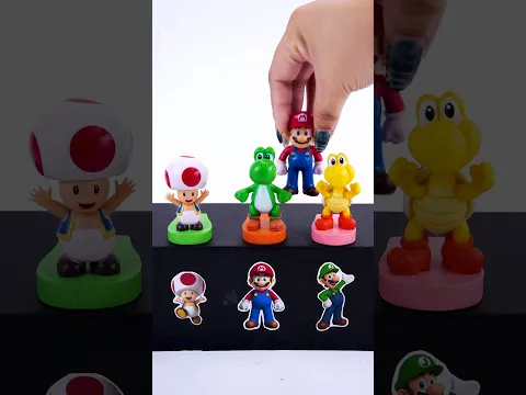 Satisfying Toy Collection Super Mario Bros and Sonic Review ASMR #toys #shorts #funny